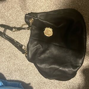 Vince Camuto 
Elegant Black genuine Butter soft Leather Handbag
